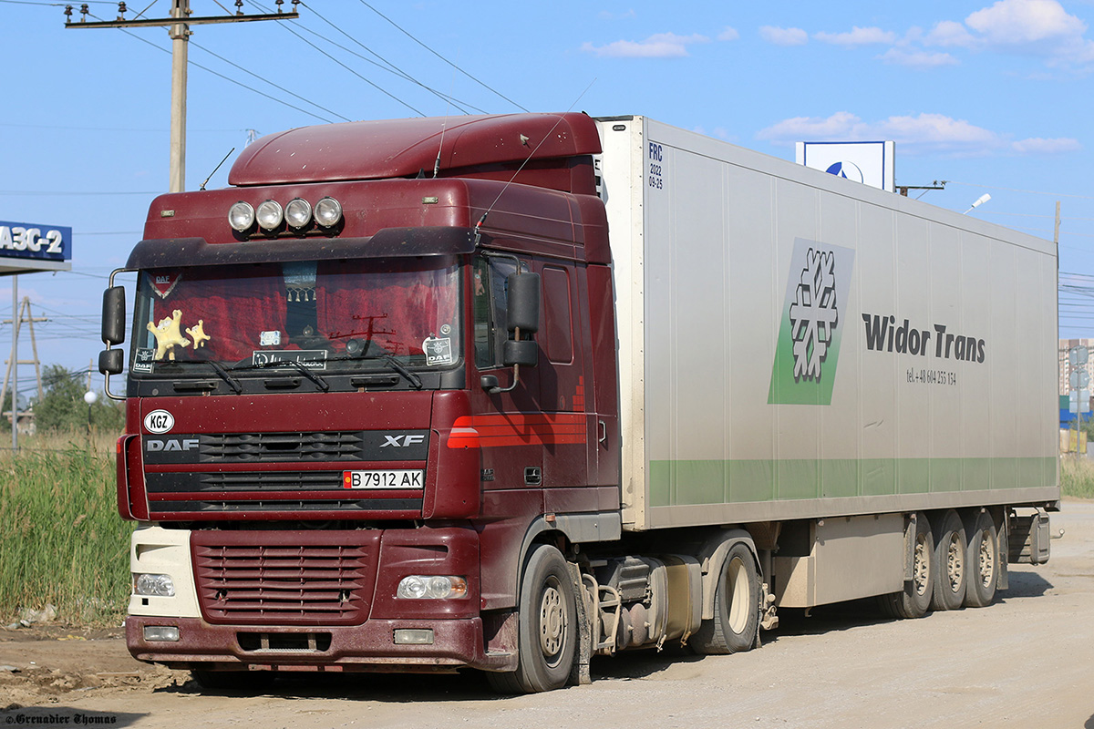 Киргизия, № B 7912 AK — DAF XF95 FT