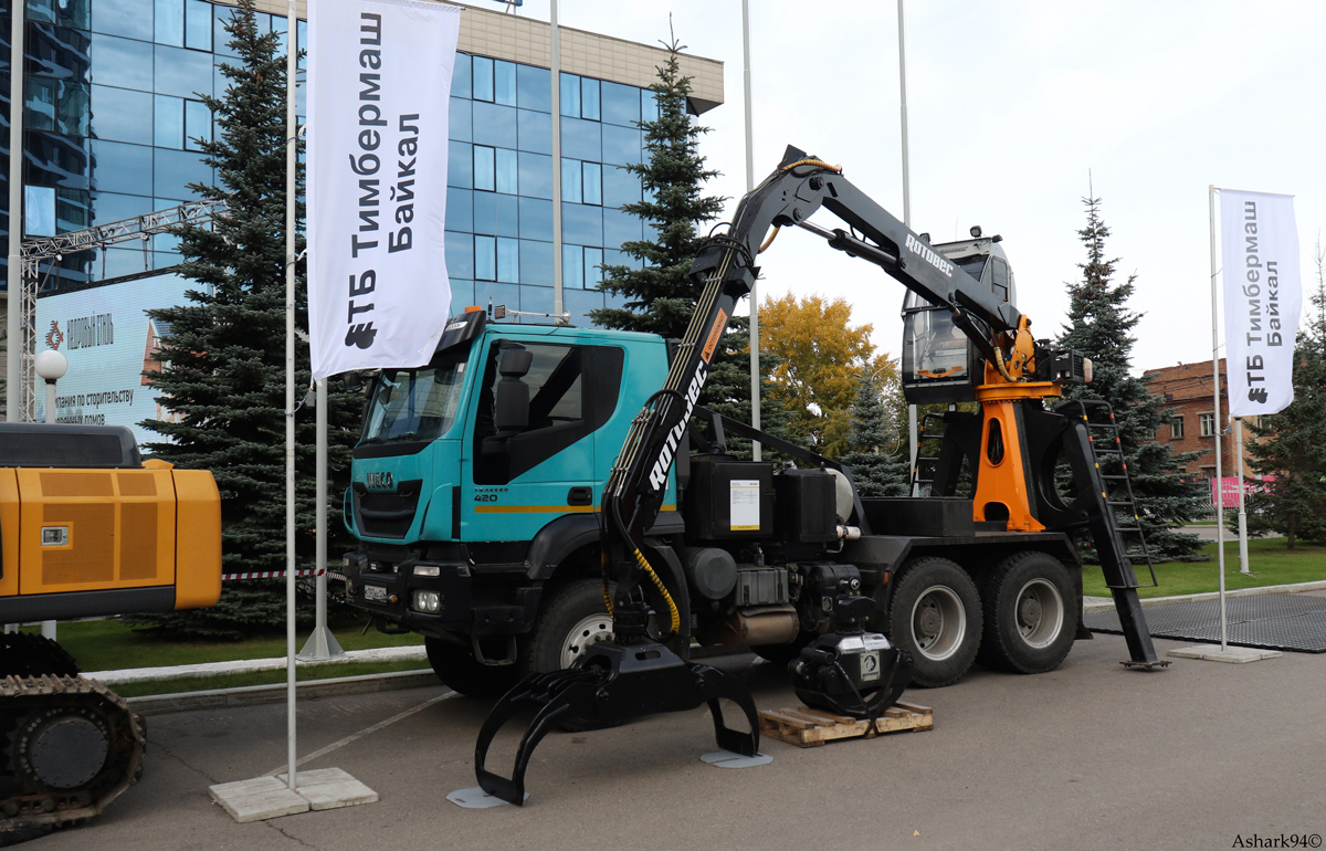 Красноярский край, № Е 397 МХ 124 — IVECO-AMT Trakker ('2013); Красноярский край — Выставка "Эксподрев-2022"