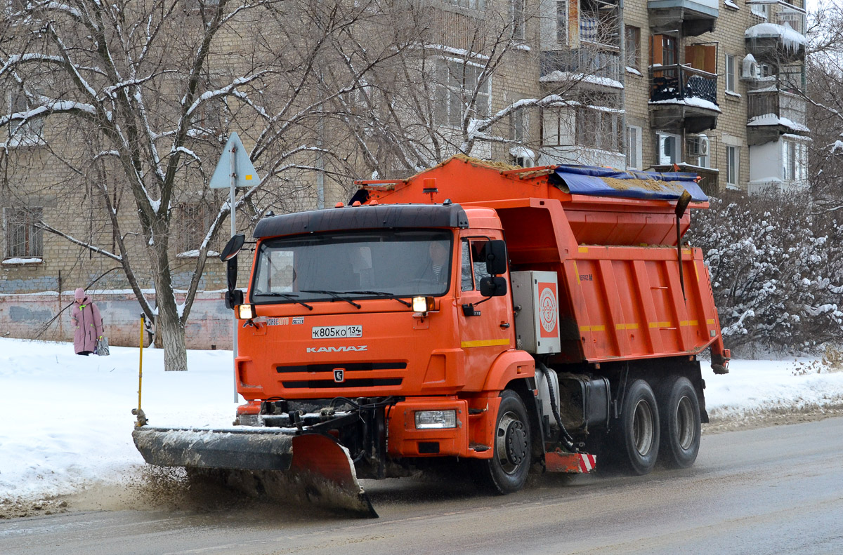 Волгоградская область, № К 805 КО 134 — КамАЗ-65115-50