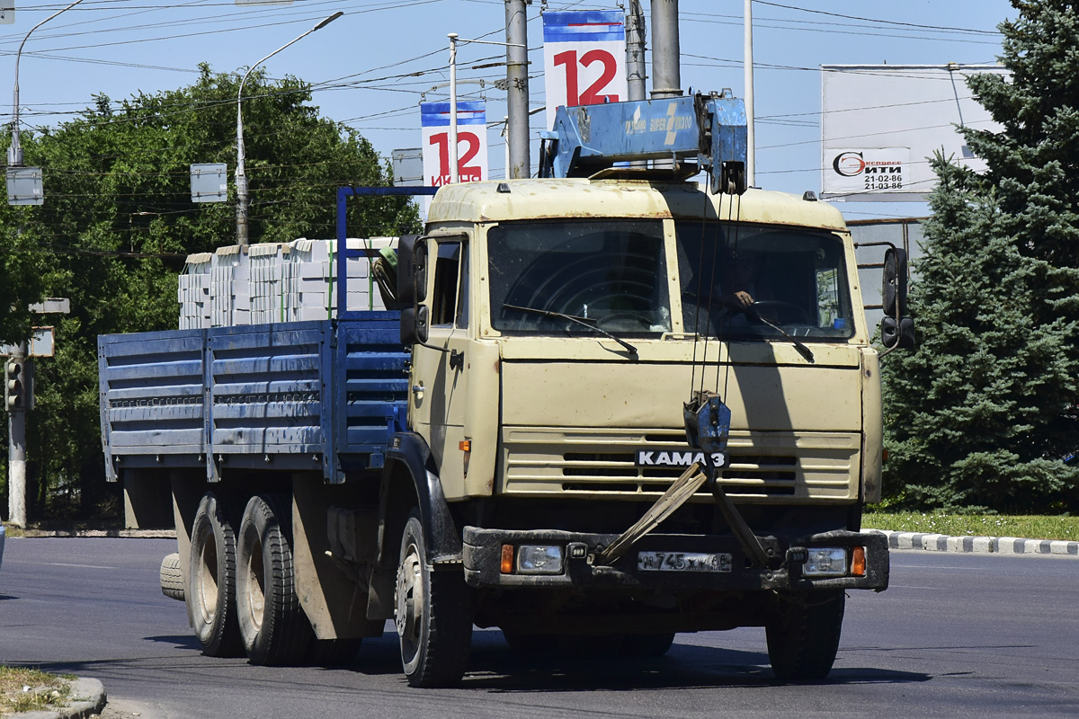 Волгоградская область, № Н 745 ХУ 68 — КамАЗ-53215-15 [53215R]