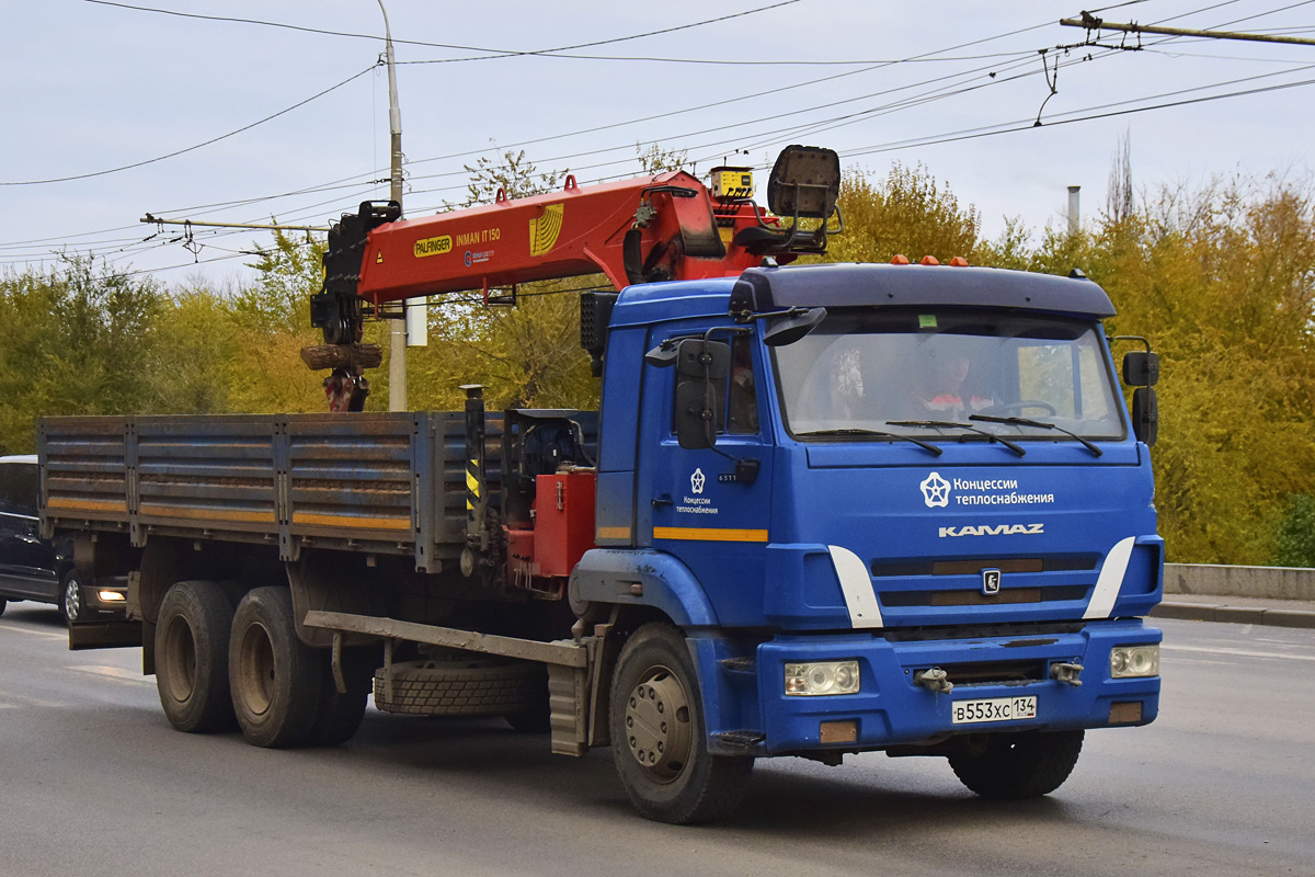 Волгоградская область, № В 553 ХС 134 — КамАЗ-65117-L4