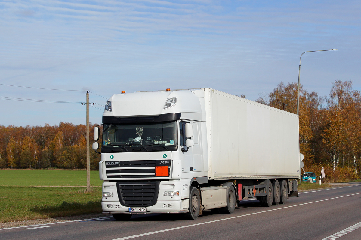 Чехия, № 5M9 2492 — DAF XF105 FT