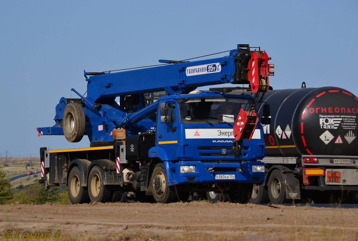 Волгоградская область, № Е 583 КВ 134 — КамАЗ-65115-42