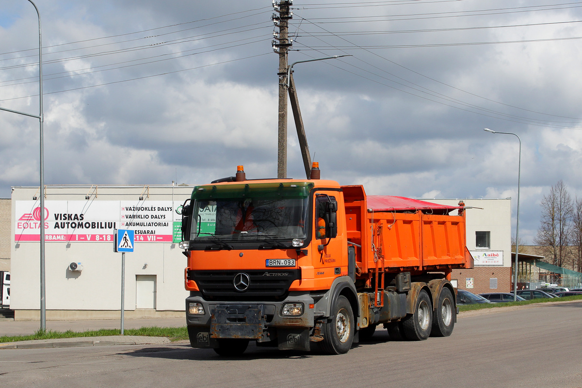 Литва, № BRN 093 — Mercedes-Benz Actros ('2003) 3344