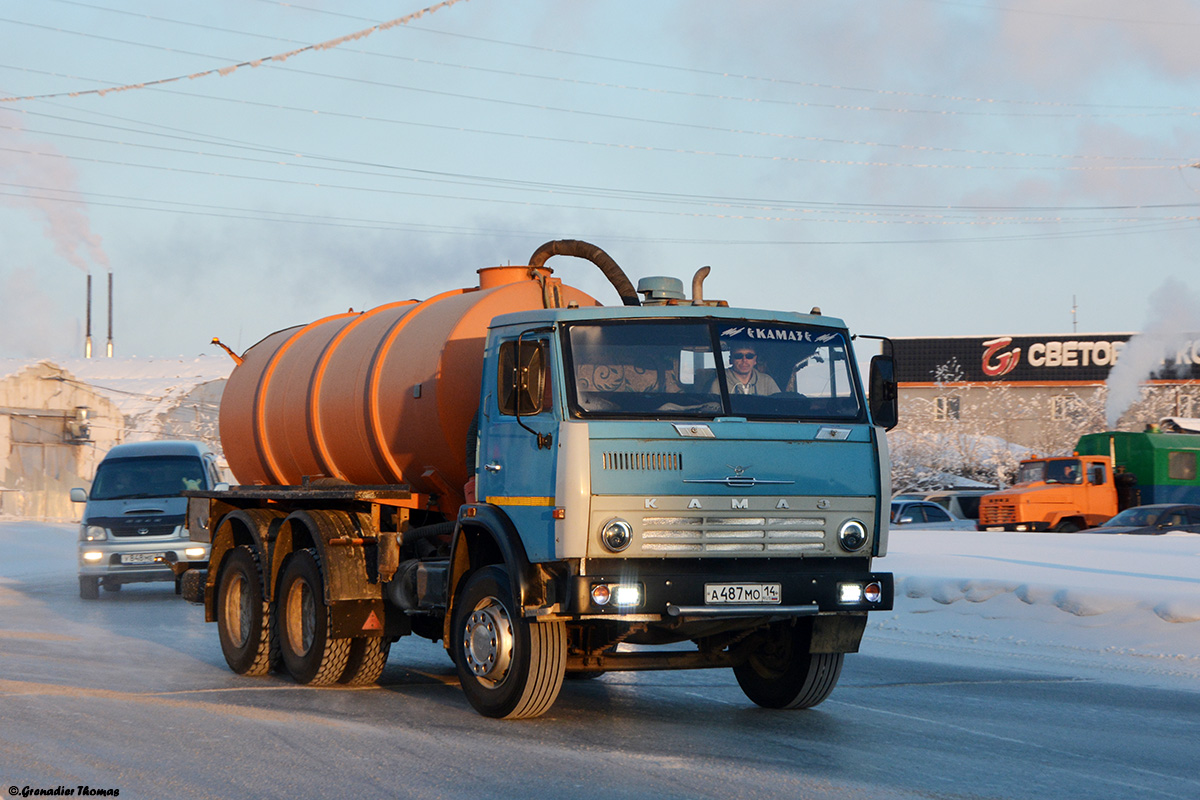 Саха (Якутия), № А 487 МО 14 — КамАЗ-5320