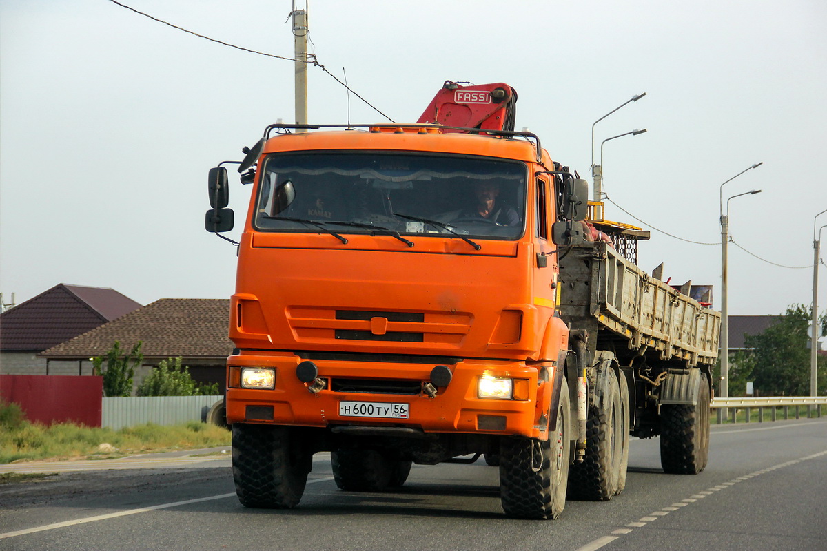 Оренбургская область, № Н 600 ТУ 56 — КамАЗ-53504 (общая модель)