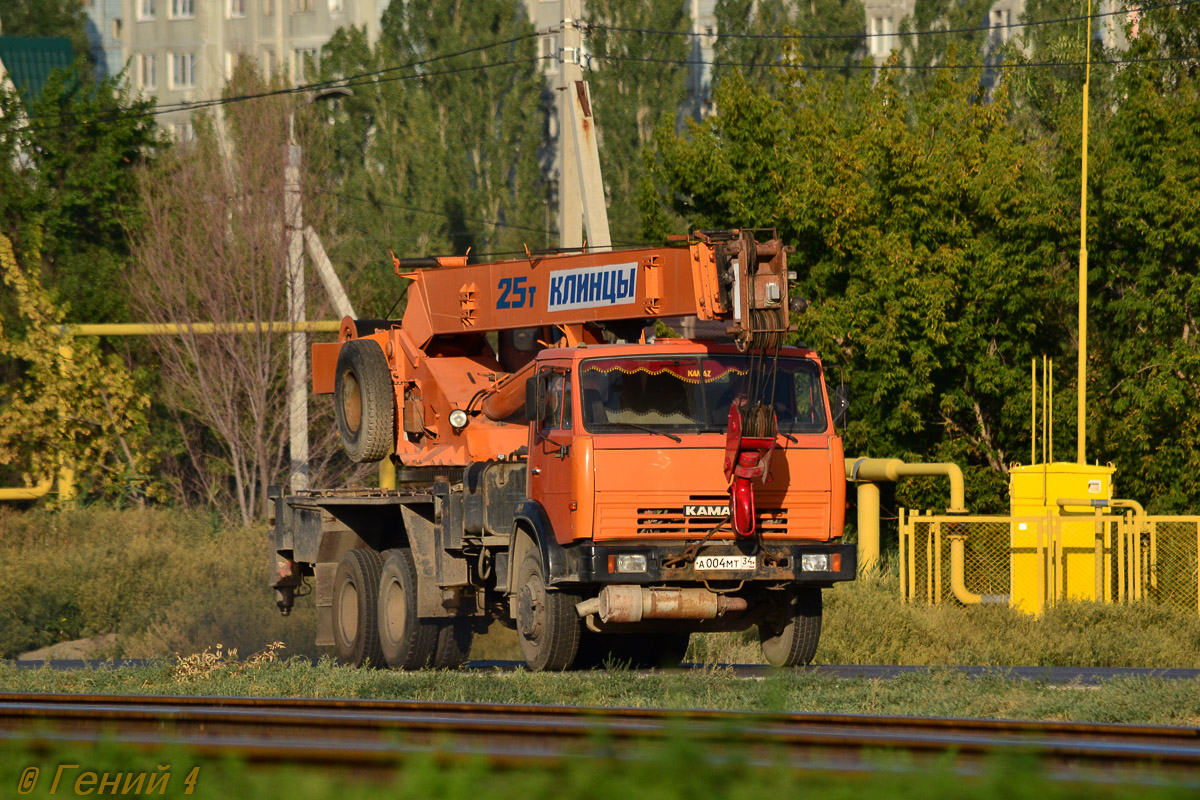 Волгоградская область, № А 004 МТ 34 — КамАЗ-55111-15 [55111R]