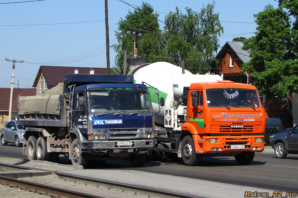 Алтайский край, № К 954 ОК 22 — Mitsubishi Fuso (общая модель)