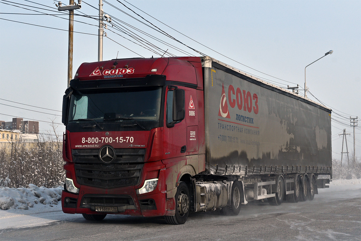 Татарстан, № Е 113 ТУ 716 — Mercedes-Benz Actros '18 1845 [Z9M]