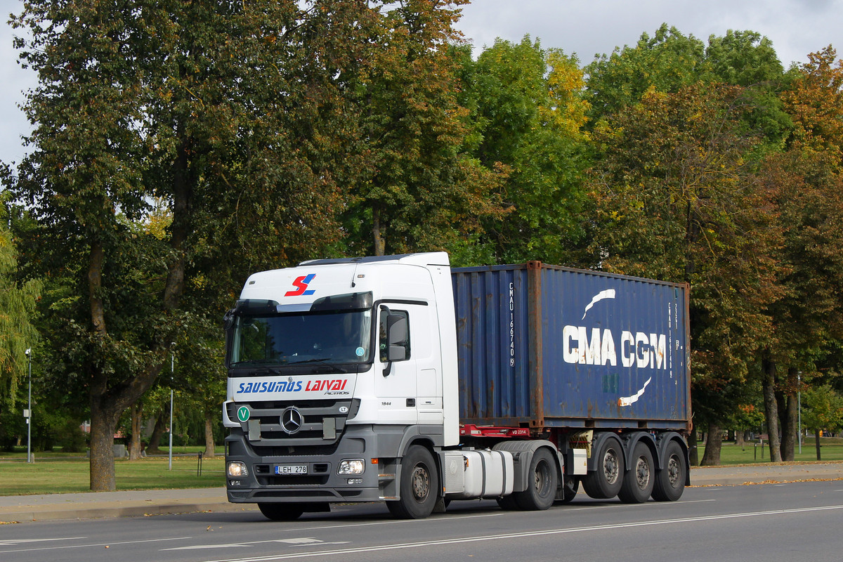 Литва, № LEH 278 — Mercedes-Benz Actros ('2009) 1844