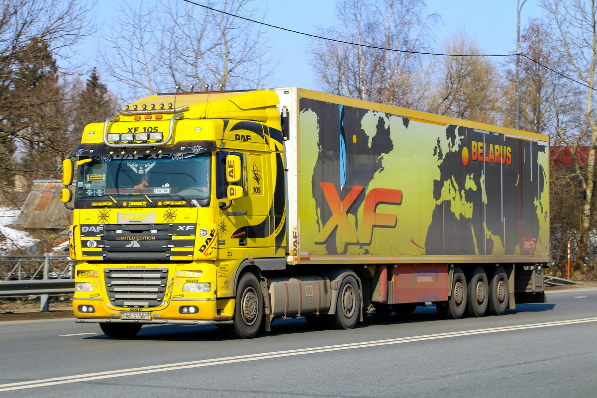 Брестская область, № АК 6158-1 — DAF XF105 FT