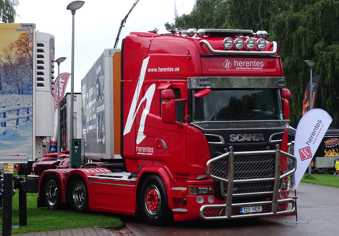 Эстония, № 123 HER — Scania ('2013) R520; Эстония — Tallinn Truck Show 2022