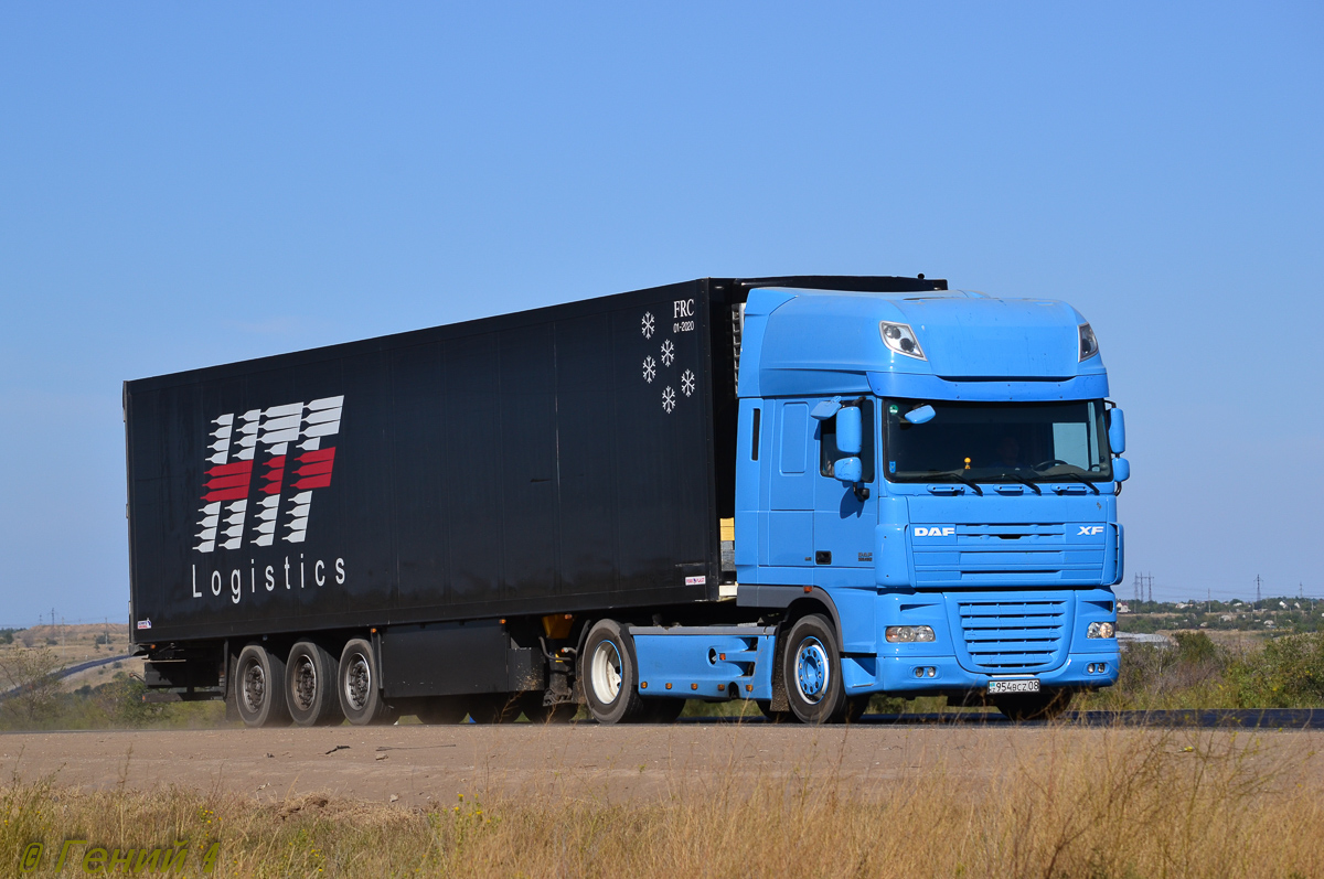 Жамбылская область, № 954 BCZ 08 — DAF XF105 FT