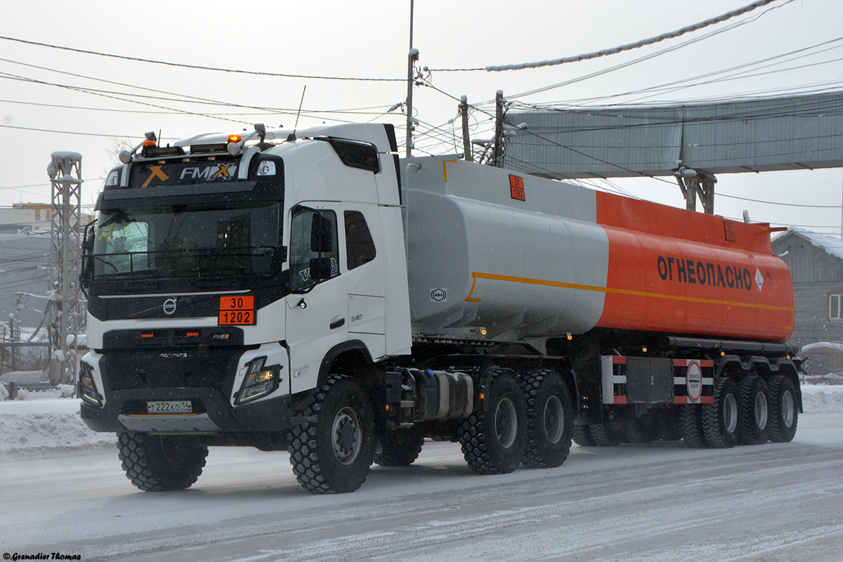 Саха (Якутия), № Т 222 КО 14 — Volvo ('2020) FMX.540