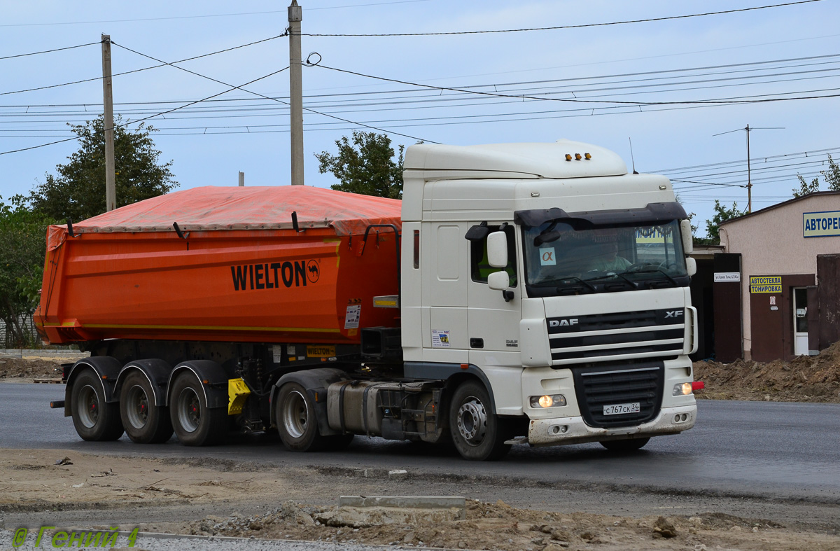 Волгоградская область, № С 767 СК 34 — DAF XF105 FT