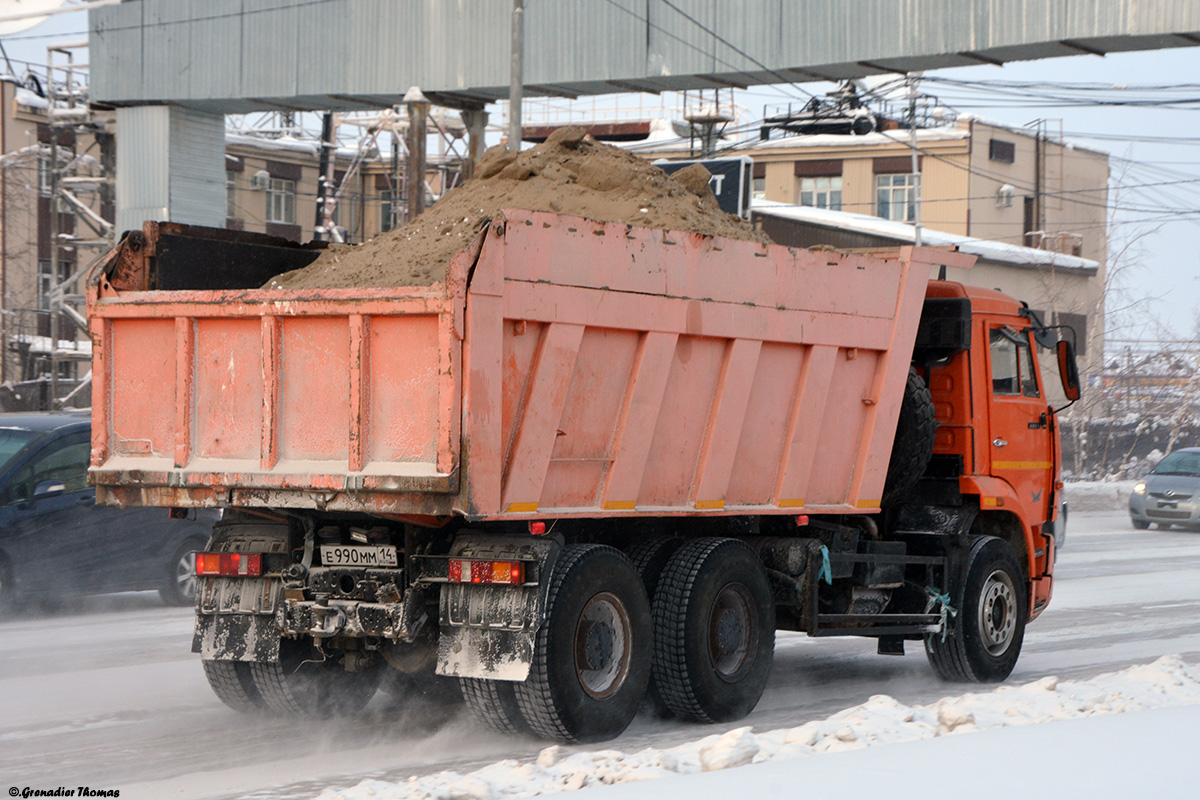 Саха (Якутия), № Е 990 ММ 14 — КамАЗ-6520 [652000]