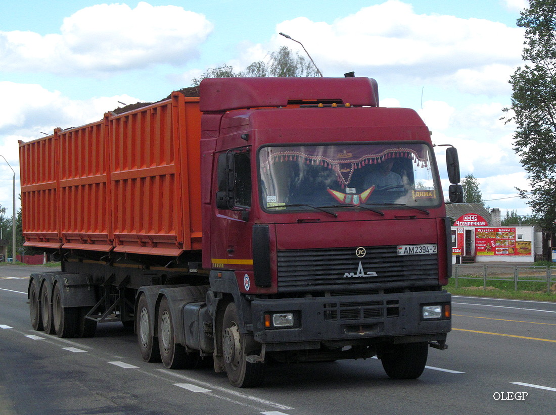 Витебская область, № АМ 2394-2 — МАЗ-6430 (общая модель)