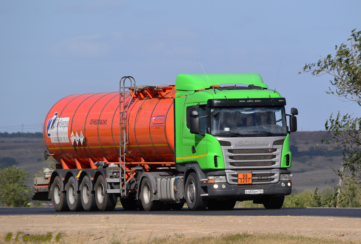 Волгоградская область, № Е 483 ВМ 134 — Scania ('2009) G400