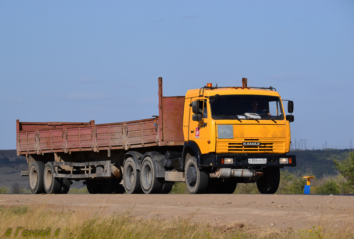 Волгоградская область, № С 934 УН 34 — КамАЗ-65116-62