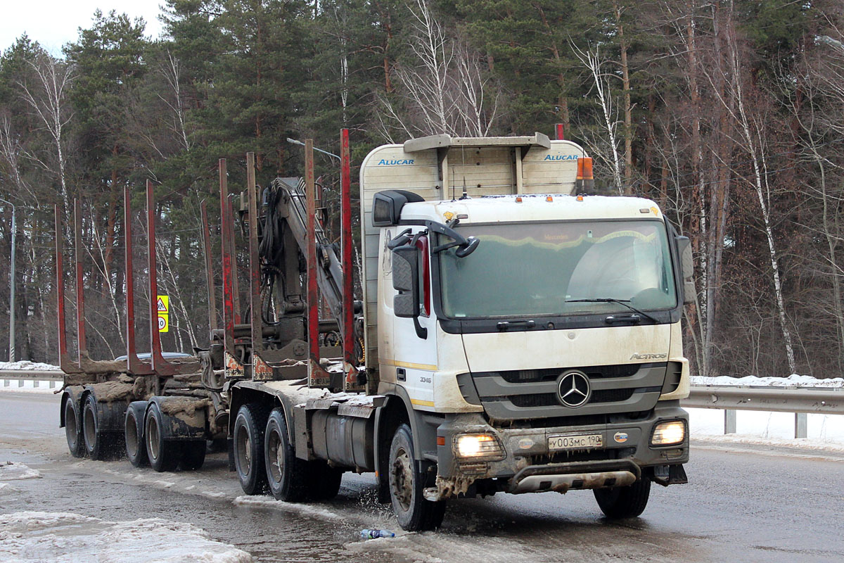 Московская область, № У 003 МС 190 — Mercedes-Benz Actros ('2009) 3346