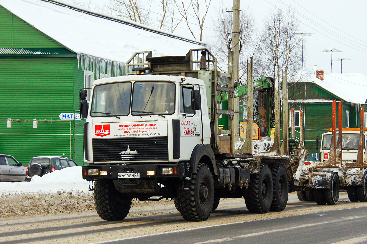 Архангельская область, № К 444 ВМ 29 — МАЗ-631708