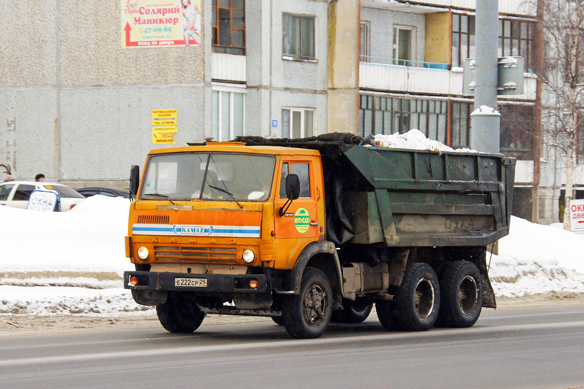 Архангельская область, № Е 222 СР 29 — КамАЗ-5511