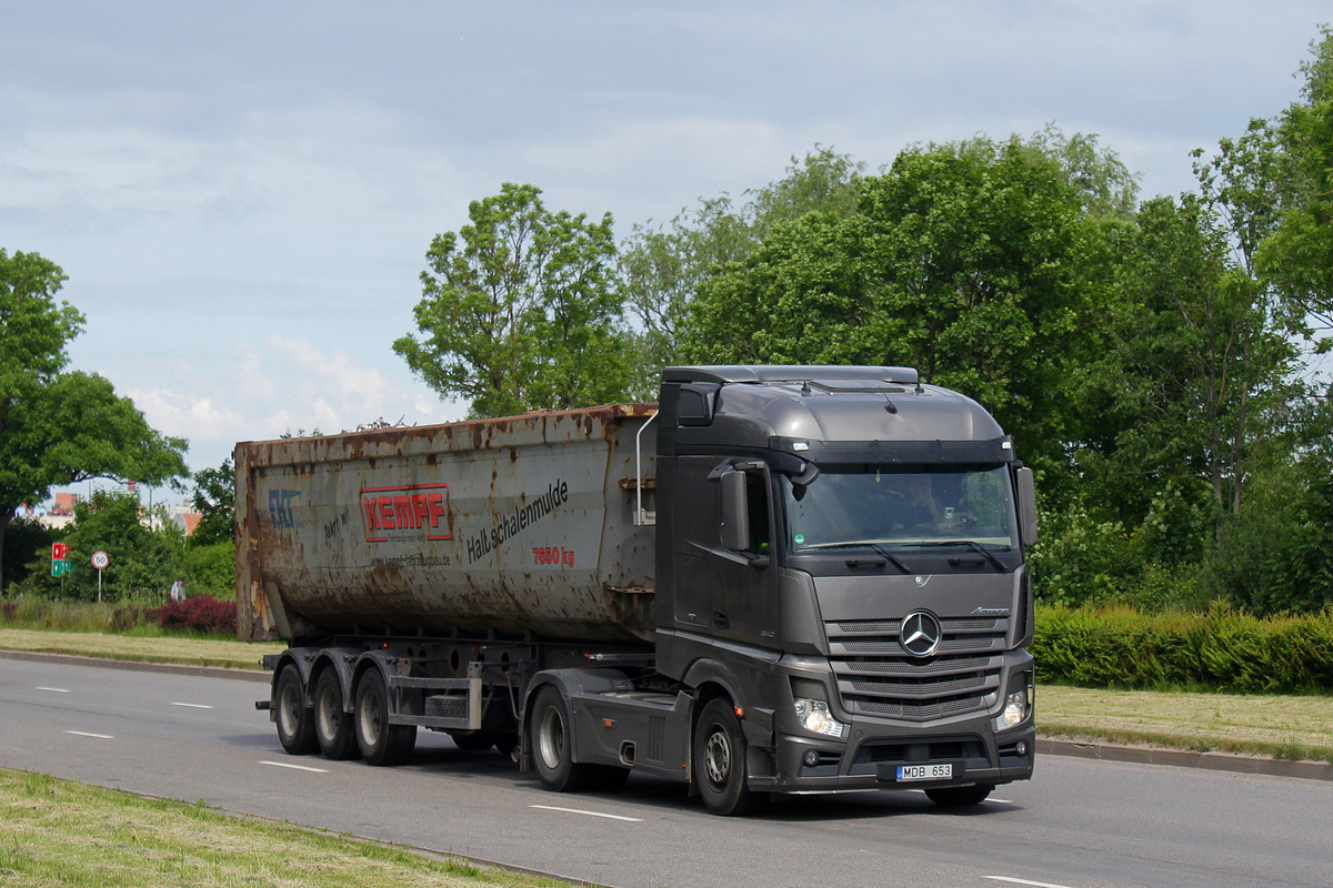 Литва, № MDB 653 — Mercedes-Benz Actros ('2011) 1842