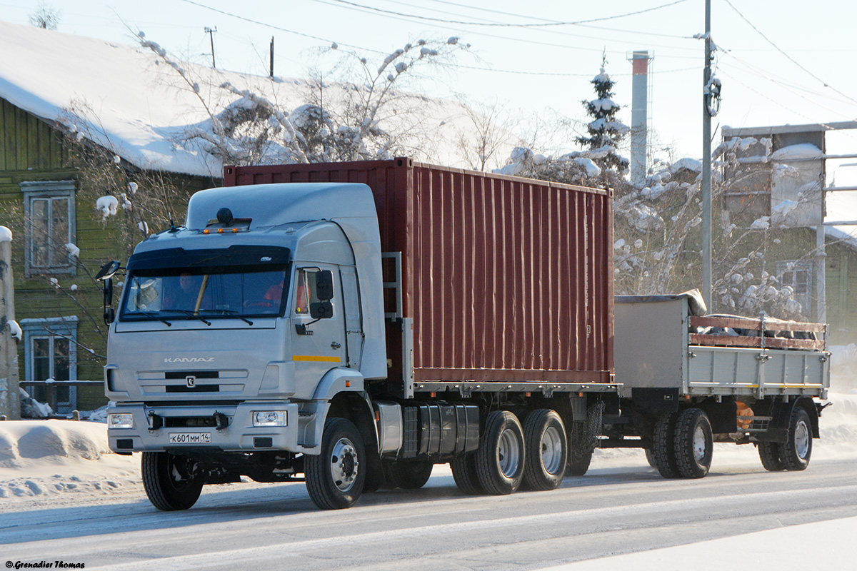 Саха (Якутия), № К 601 ММ 14 — КамАЗ-65111-50