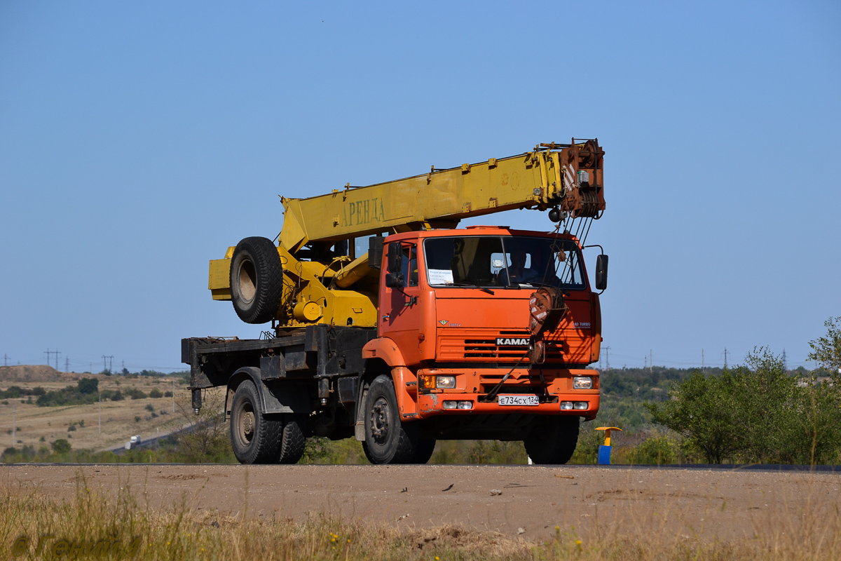 Волгоградская область, № Е 734 СХ 134 — КамАЗ-53605-15 [53605R]