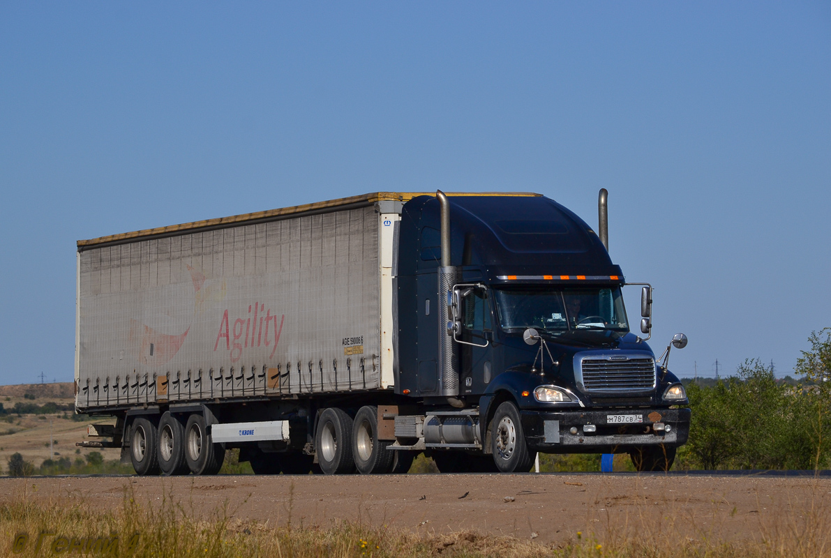 Волгоградская область, № М 787 СВ 34 — Freightliner Columbia