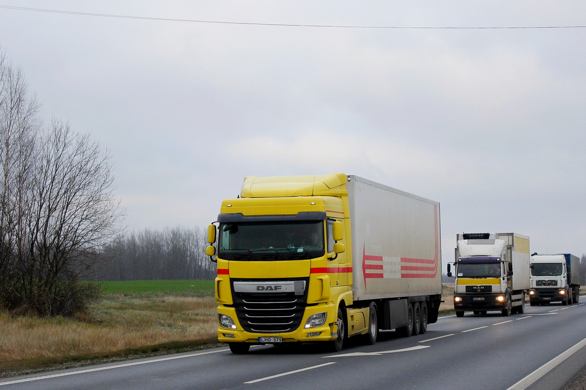 Литва, № LHO 579 — DAF XF Euro6 FT