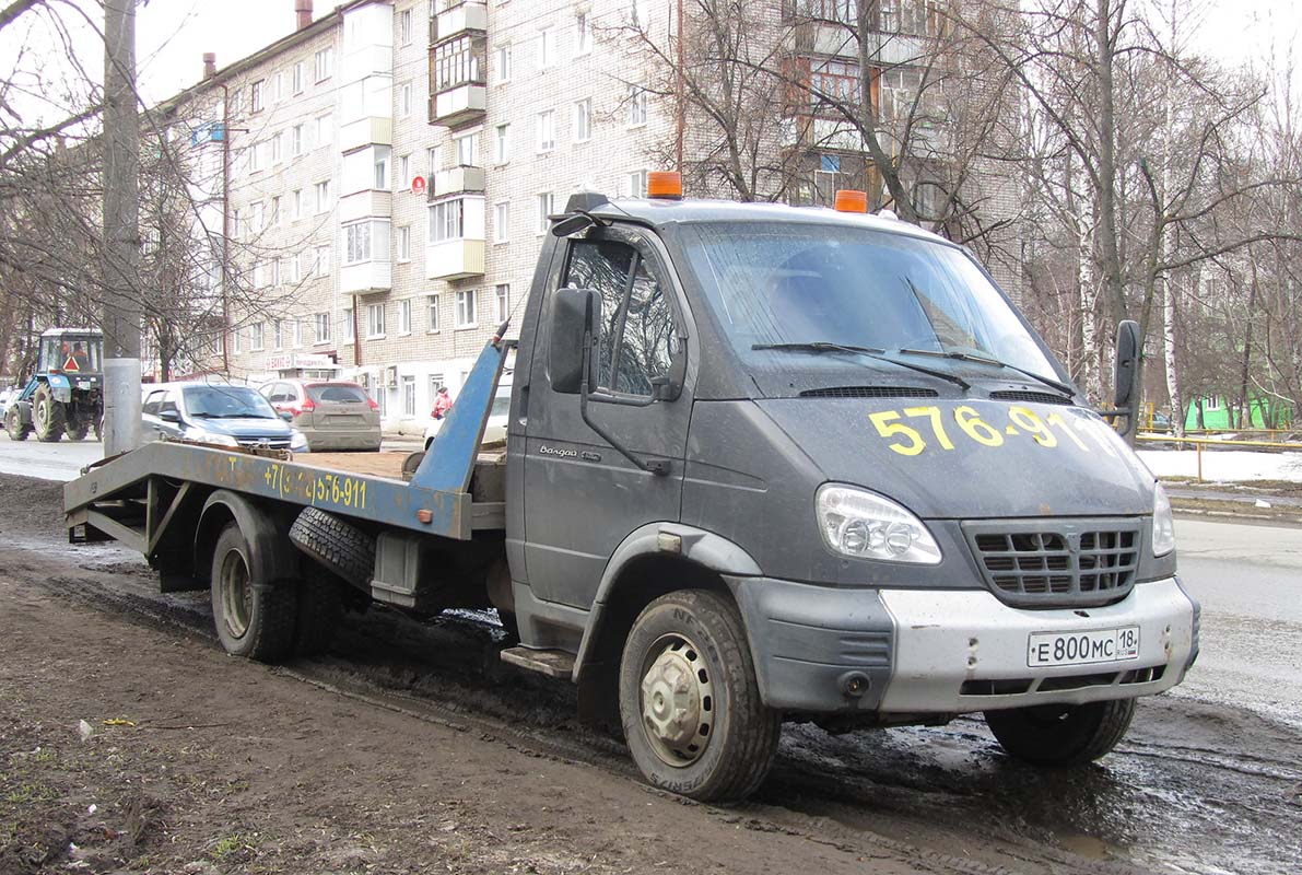 Удмуртия, № Е 800 МС 18 — ГАЗ-331061 "Валдай"