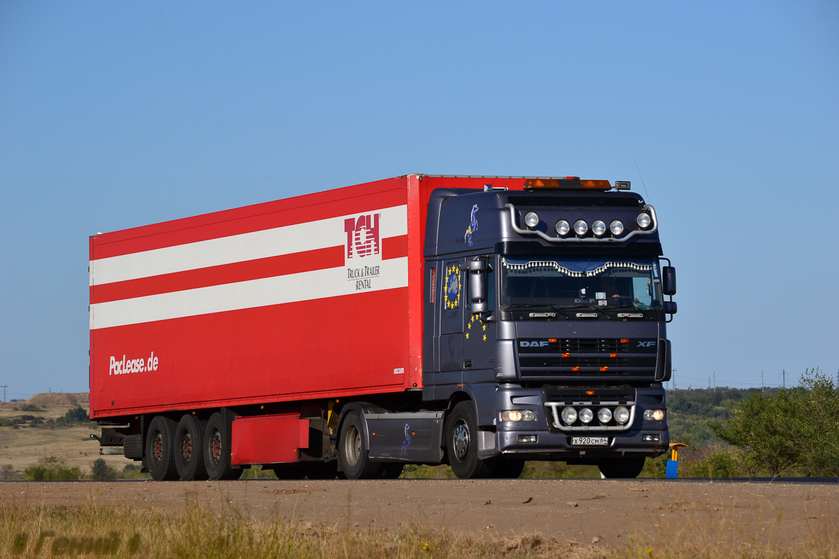 Саратовская область, № Х 920 СМ 64 — DAF XF95 FT