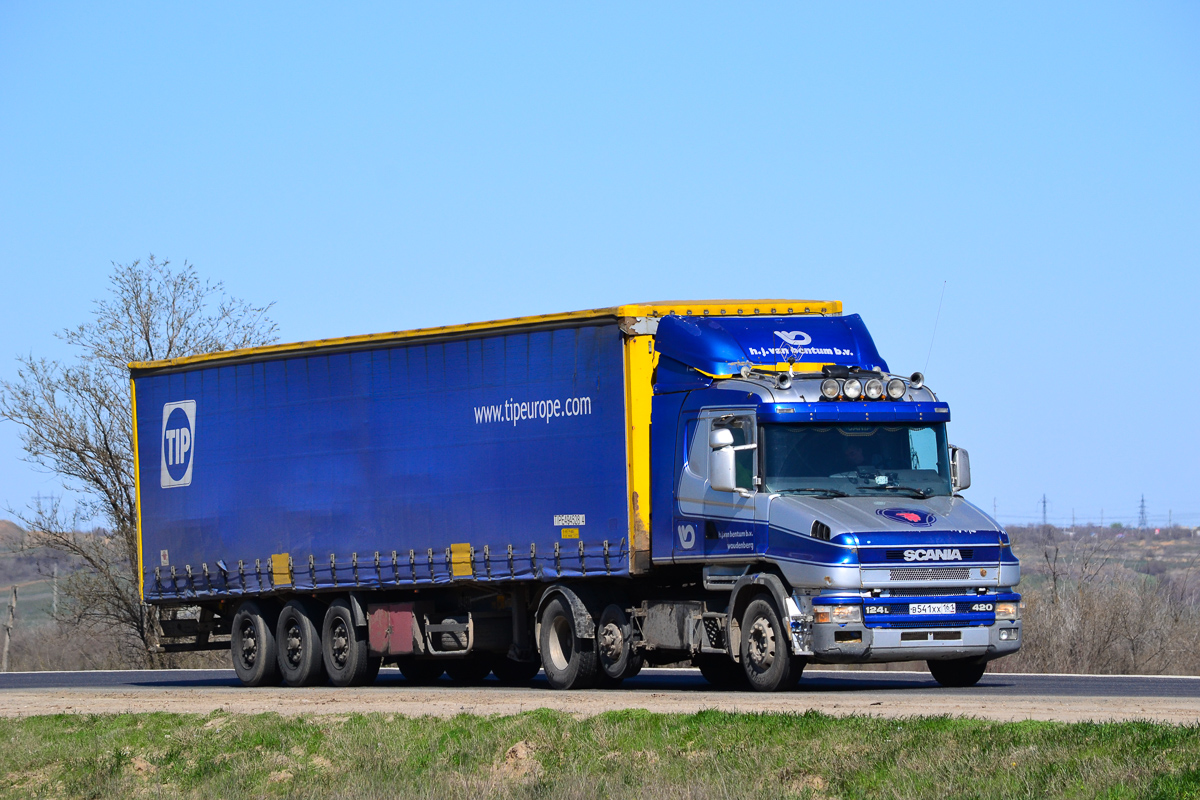 Ростовская область, № В 541 ХХ 161 — Scania ('1996) T-Series 124L