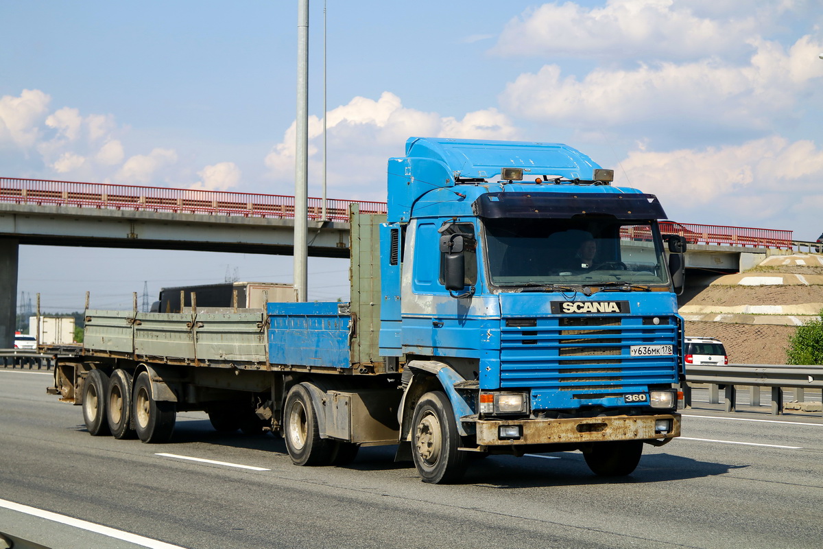 Санкт-Петербург, № У 636 МК 178 — Scania (II) (общая модель)