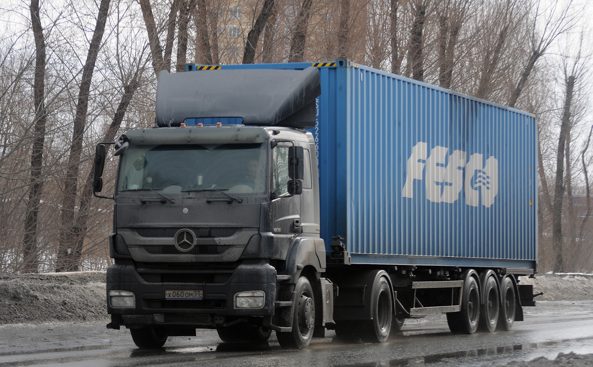 Омская область, № Х 060 ОМ 55 — Mercedes-Benz Axor 1836