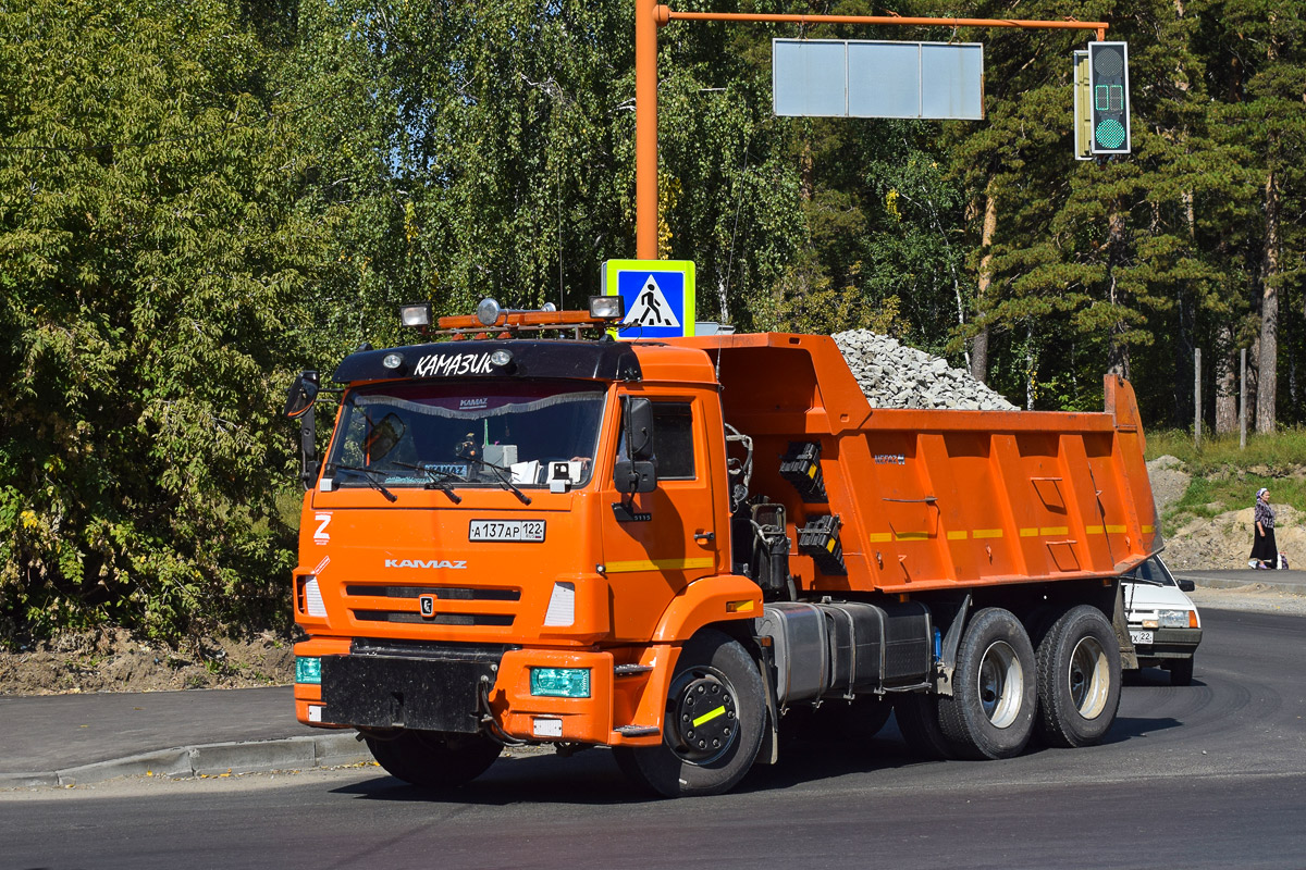 Алтайский край, № А 137 АР 122 — КамАЗ-65115-50