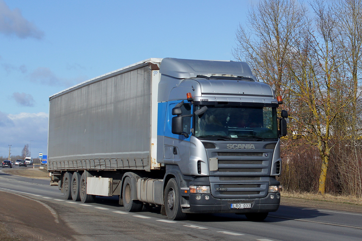 Литва, № LRO 033 — Scania ('2004) R420