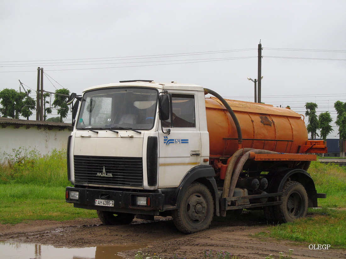 Витебская область, № АН 4386-7 — МАЗ-4570 (общая модель)