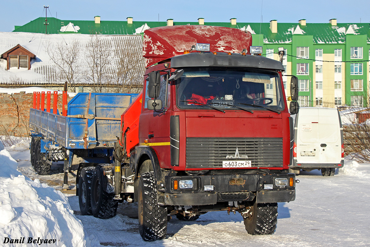 Архангельская область, № О 603 СМ 29 — МАЗ-6425X9