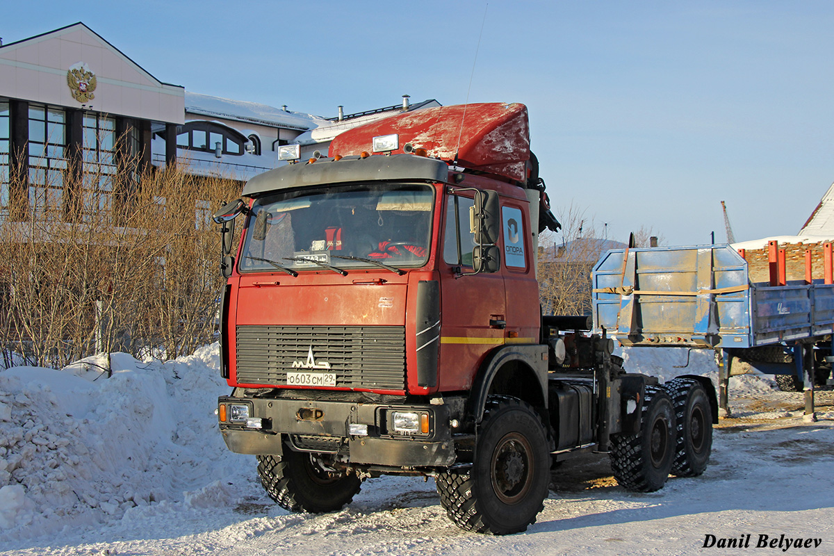 Архангельская область, № О 603 СМ 29 — МАЗ-6425X9