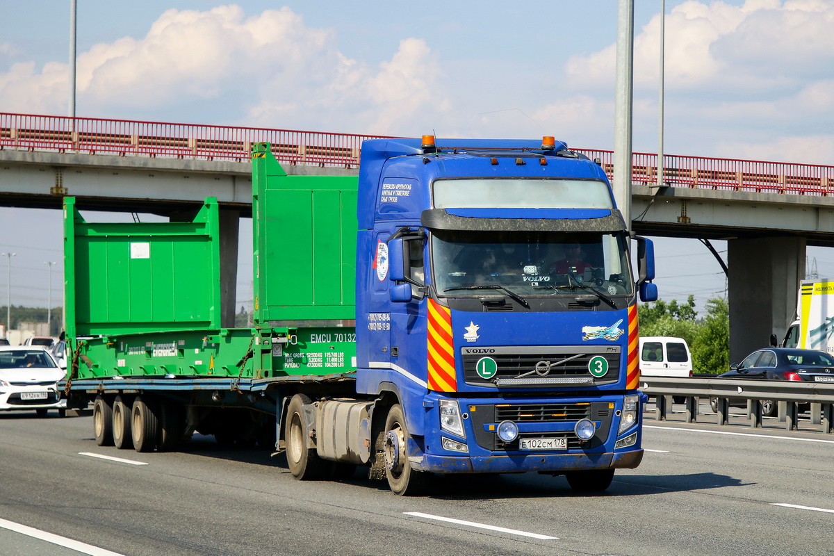 Санкт-Петербург, № Е 102 СМ 178 — Volvo ('2008) FH.400 [X9P]