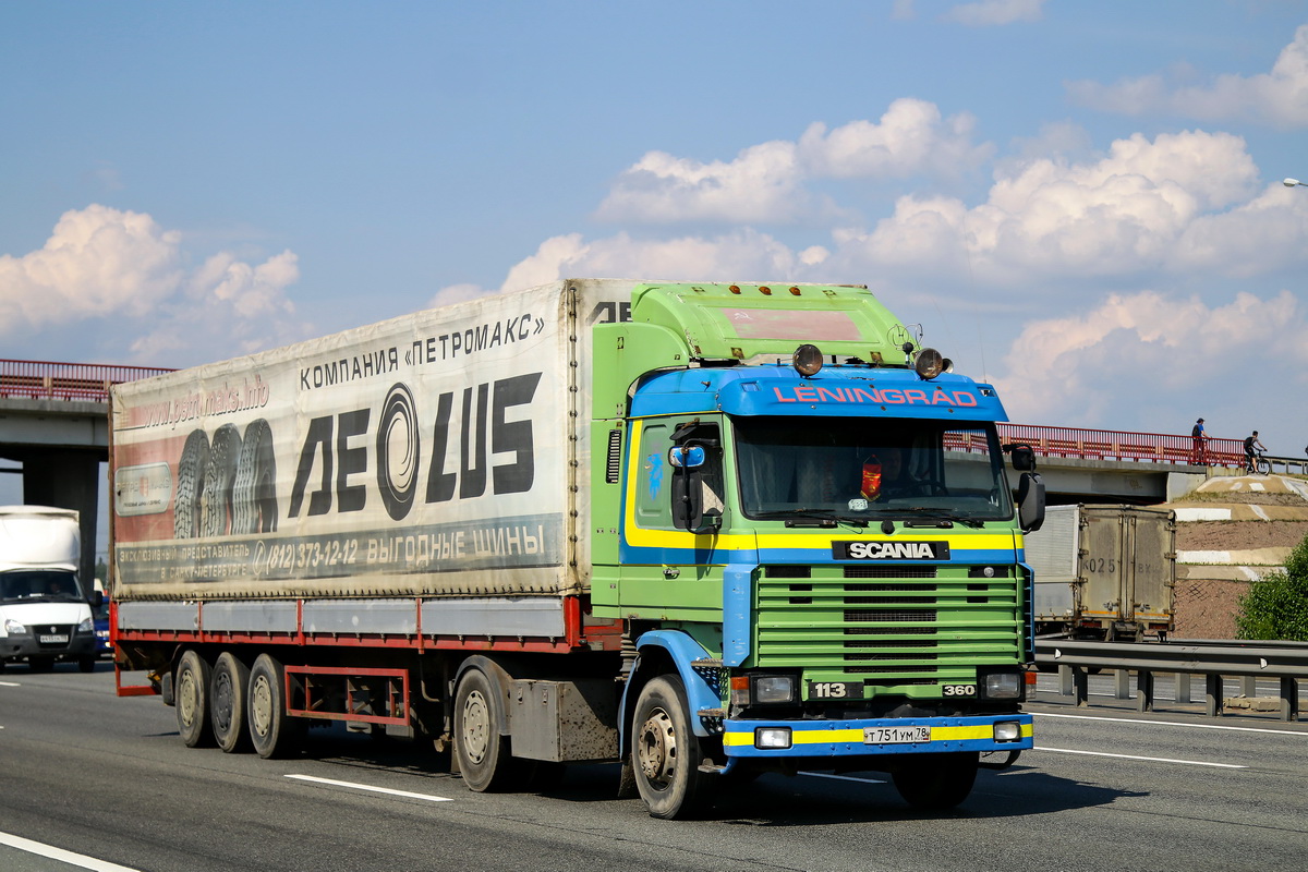 Санкт-Петербург, № Т 751 УМ 78 — Scania (II) R113H