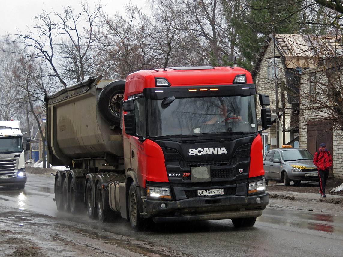 Кировская область, № О 075 ЕУ 159 — Scania ('2016) G440