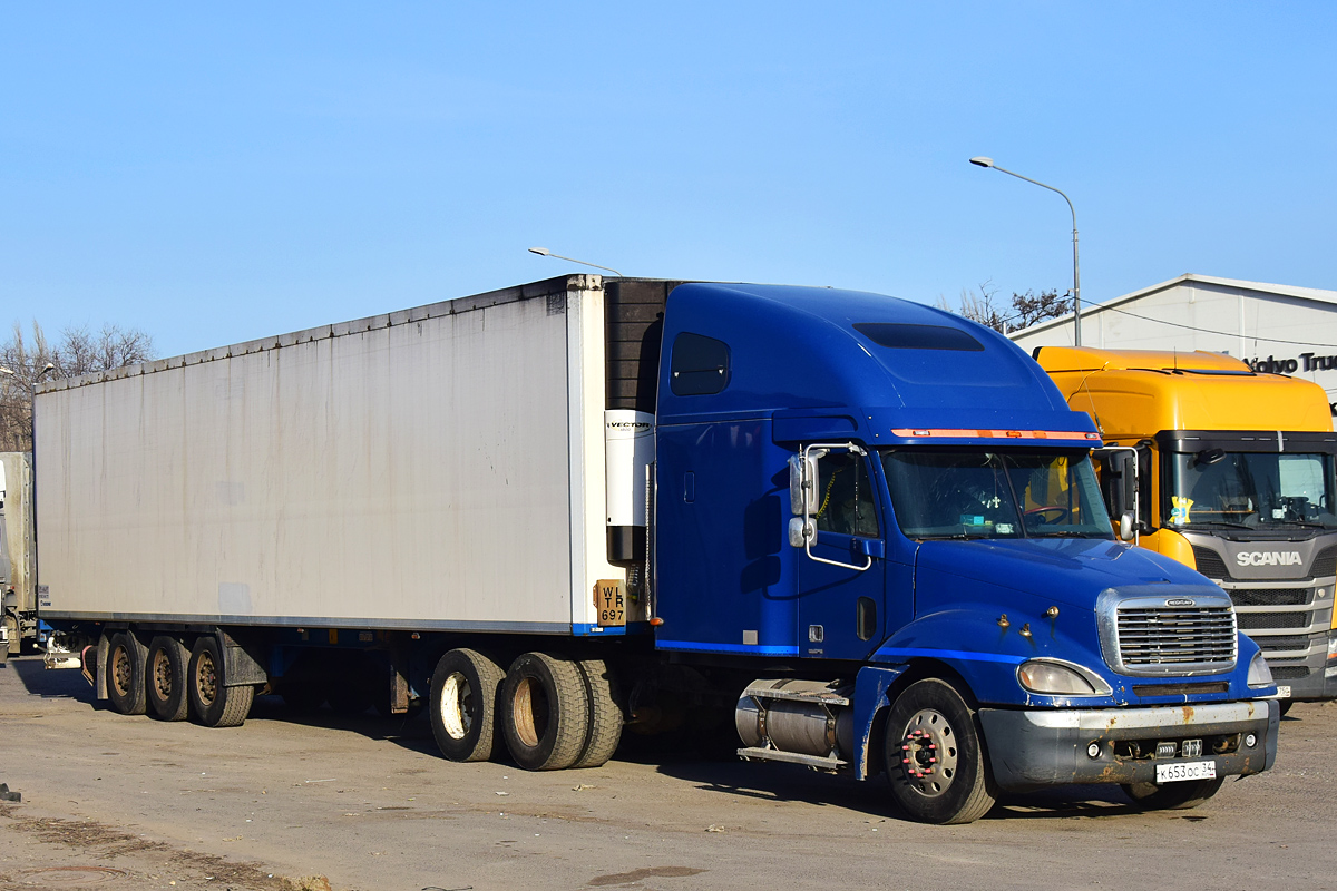 Волгоградская область, № К 653 ОС 34 — Freightliner Columbia