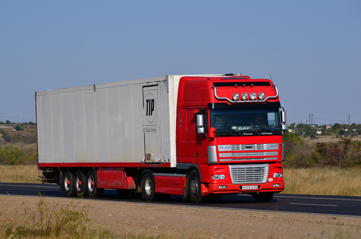 Омская область, № М 333 ОВ 55 — DAF XF95 FT