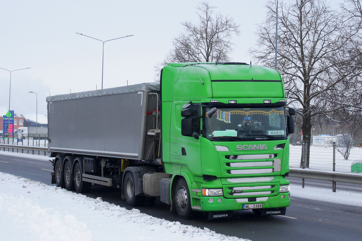 Латвия, № ML-3388 — Scania ('2013) R450