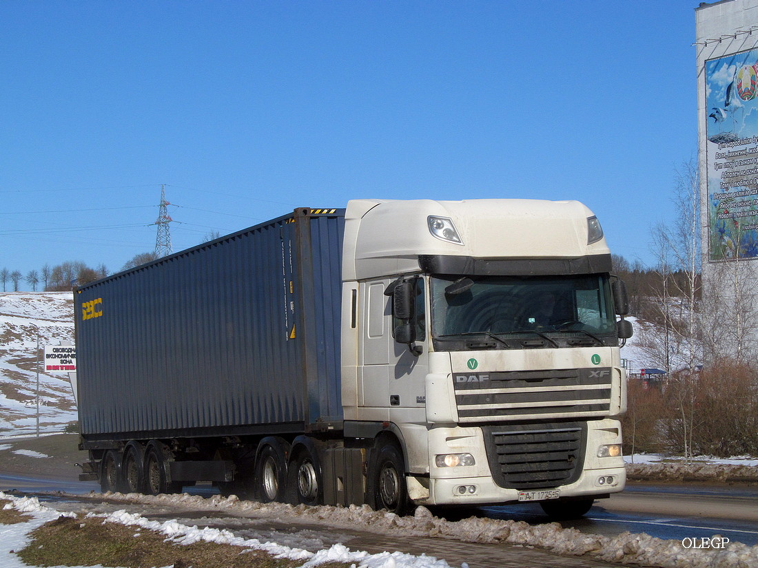 Минская область, № АТ 1775-5 — DAF XF105 FTG