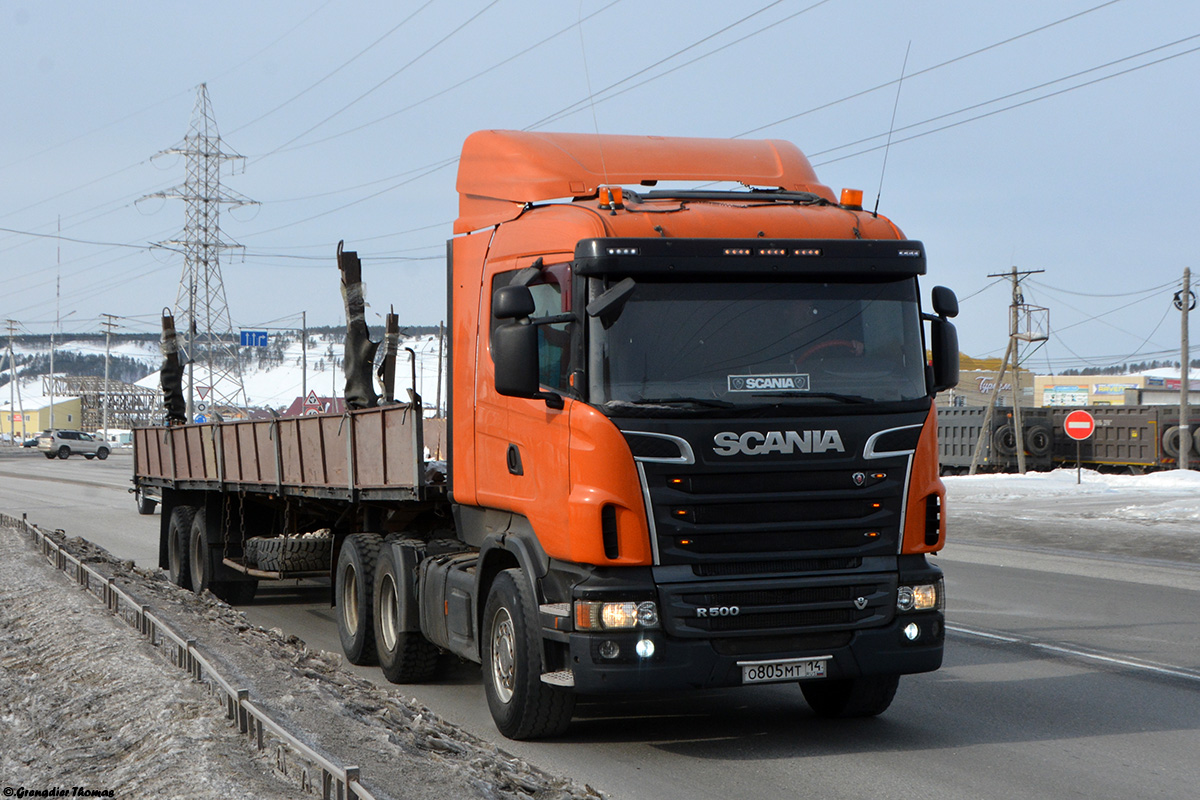 Саха (Якутия), № О 805 МТ 14 — Scania ('2013) R500