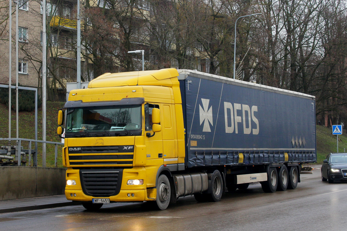 Латвия, № MF-5451 — DAF XF105 FT